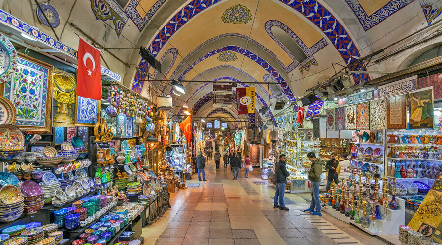 grand bazaar, best places to visit in Istanbul, Turkey 2022.