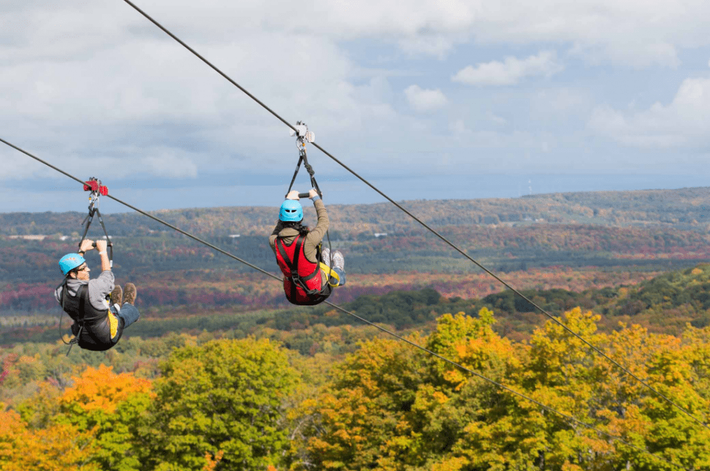 zip lining, cheap travels,