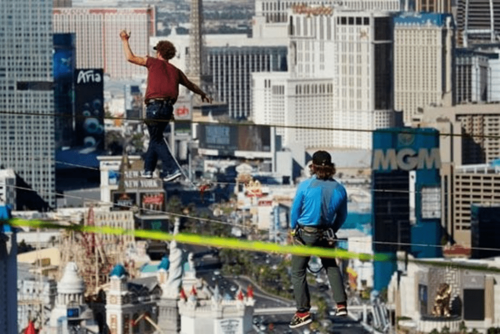 Extreme Adventures, slack lining,