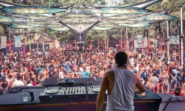 rave party in goa, party in goa,