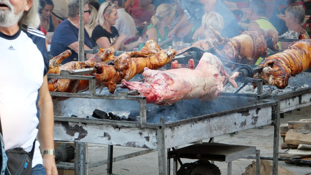 guca trumpet festival, pork,