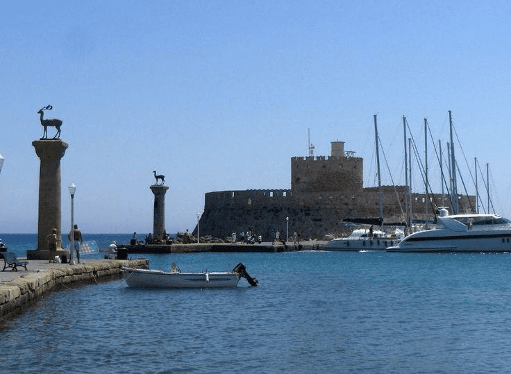 colossus, mandraki port,