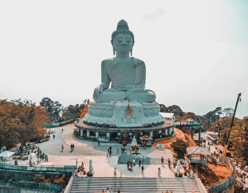 buddha statue, phuket city,
