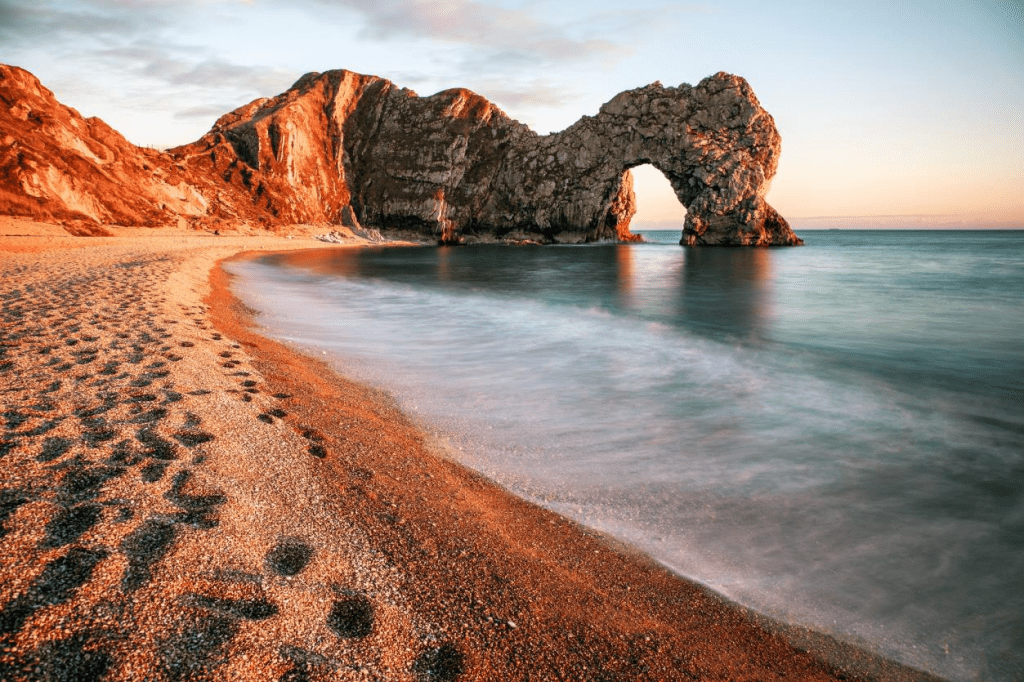 Durdle Door beach, England