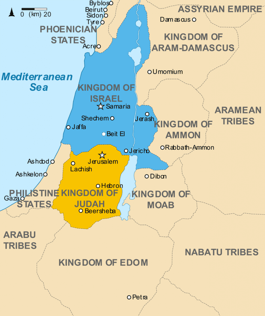 israel map,