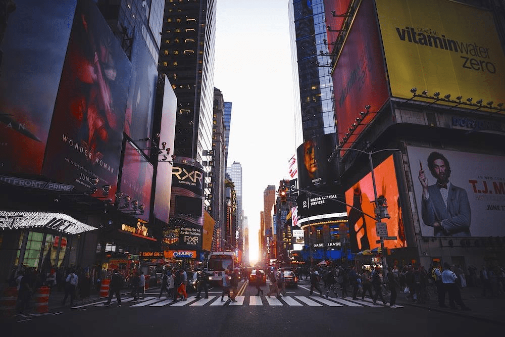 new york night life, new year's,