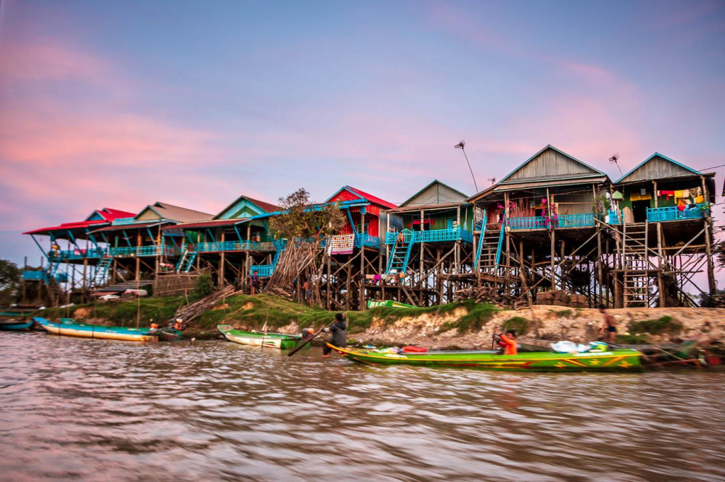 floating villages,