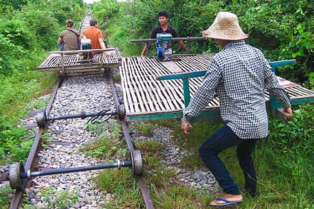 bamboo train,