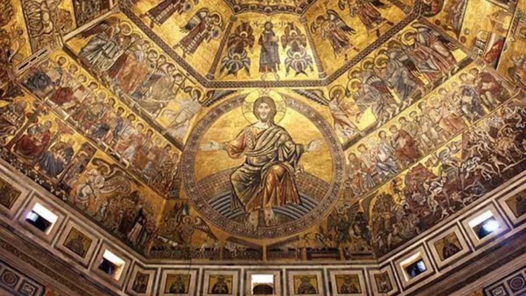 The-ceiling-of-Baptistery-THINGS-TO-DO-IN-FLORENCE-ITALY